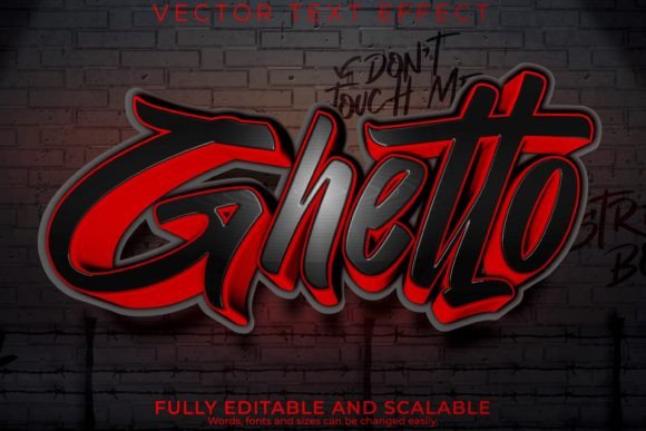 Download Editable Text Effect Illustrator Effect - Effect Collection