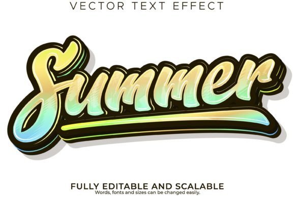 Download Editable Text Effect Illustrator Effect - Effect Collection