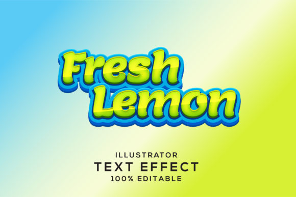 Download Text Style Editable Illustrator Effect - Effect Collection