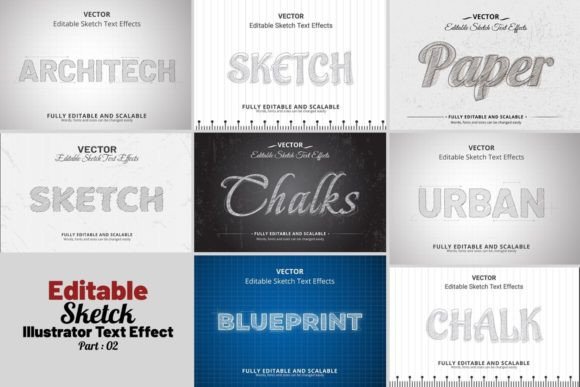 Download Editable Vector Text Effect - Effect Collection
