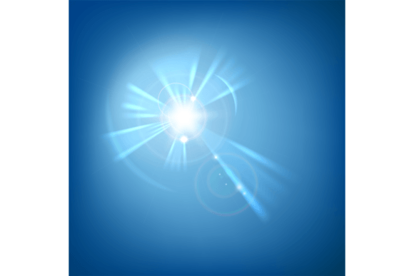 Download Lens Flare Effect. Bright Light. Glowing - Effect Collection