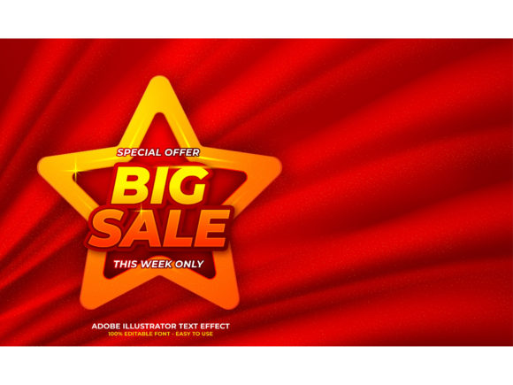 Download Big Sale Editable Text Effect - Effect Collection