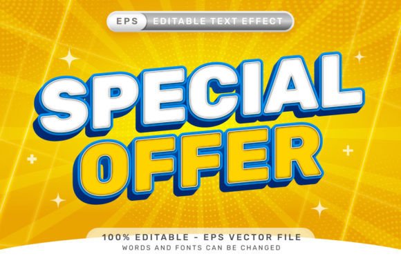 Download Special Offer 3d Text Effect - Effect Collection