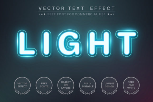 Download Neon Light - Editable Text Effect - Effect Collection