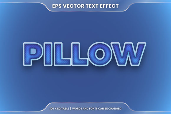 Download Pillow Word, Text Effect Editable Style - Effect Collection