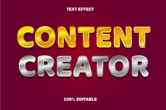 Download Content Creator Text Effect - Effect Collection