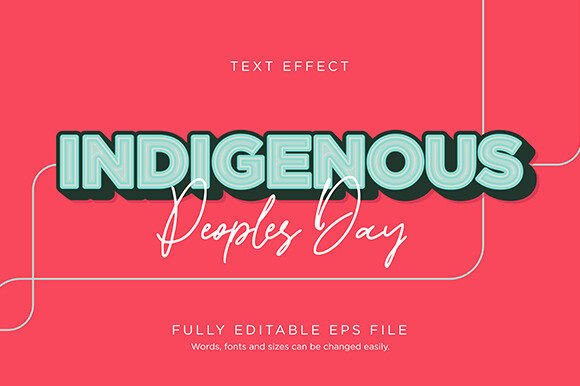 Download Indigenous Text Effect Font Type Vector - Effect Collection