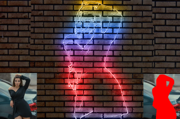 Download Neon Light Effect Photoshop Action - Effect Collection